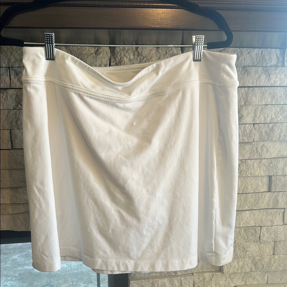 Athleta white golf skort